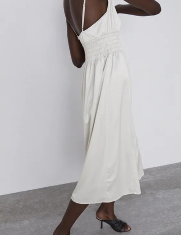 Rochie Zara, gri deschis, L