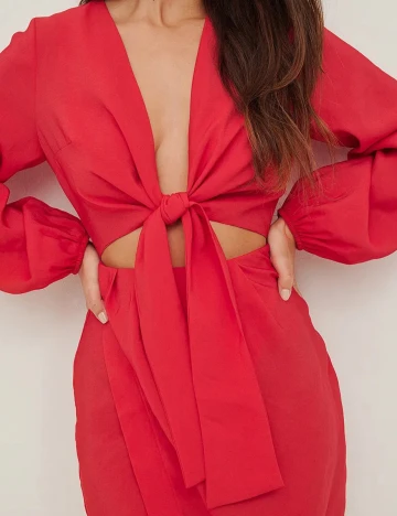 Rochie scurta NA-KD, rosu, 36