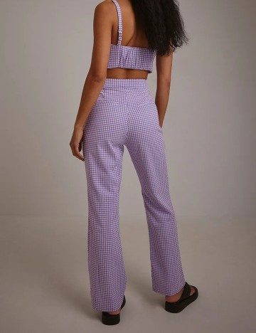 Pantaloni NA-KD, mov, 36
