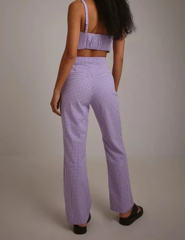 Pantaloni NA-KD, mov, 36