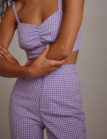Pantaloni NA-KD, mov, 36