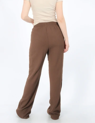 Pantaloni Reserved, maro, S