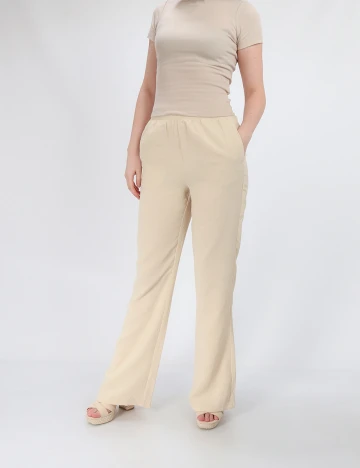 Pantaloni Reserved, crem, XL