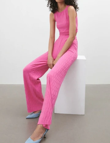 Pantaloni Reserved, roz, M