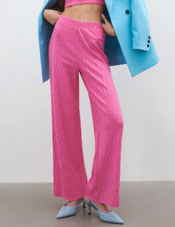 Pantaloni Reserved, roz, M
