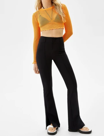 Top Bershka, portocaliu, M Portocaliu