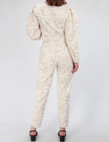 Pantaloni Reserved, crem, S