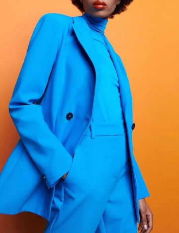 Pantaloni Reserved, albastru, L Albastru