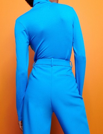 Pantaloni Reserved, albastru, L