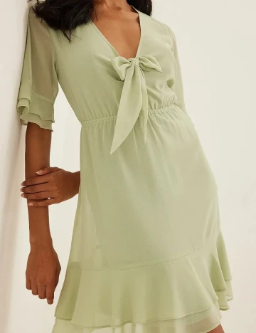 Rochie scurta NA-KD, verde, 40