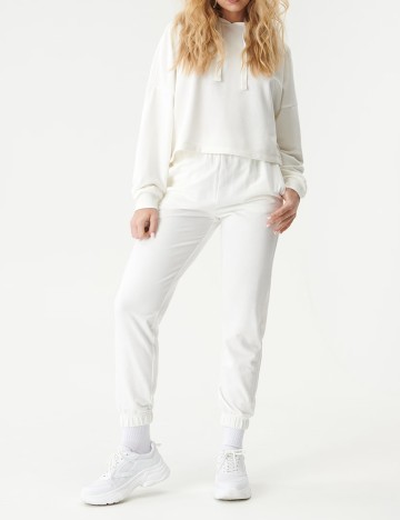 Pantaloni Sinsay, alb, XS