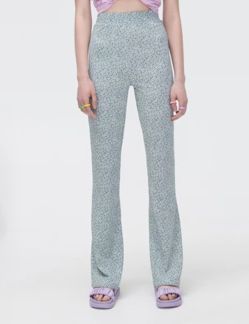 Pantaloni CROPP, floral, S