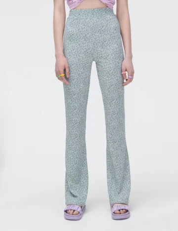 Pantaloni CROPP, floral, S