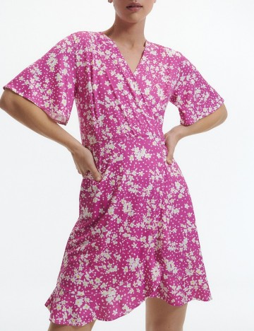 Rochie scurta Reserved, roz, XS