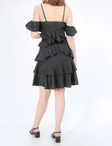 Rochie scurta NA-KD, negru, 32