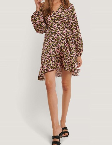 
						Rochie scurta NA-KD, floral, 34