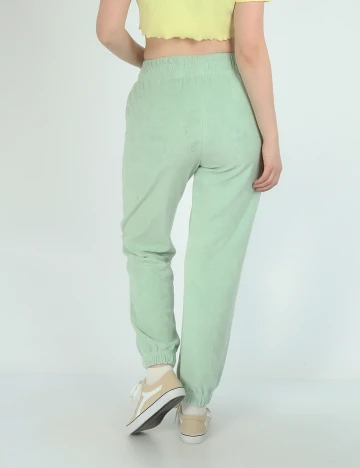 Pantaloni Reserved, verde, XS