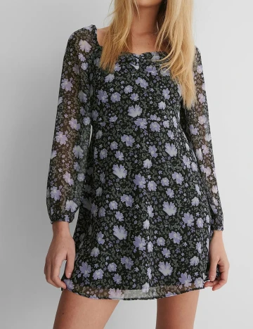 Rochie scurta NA-KD, floral, 40