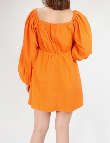 Rochie scurta NA-KD, portocaliu, 34