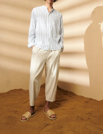 Pantaloni Reserved, bej, M Gri