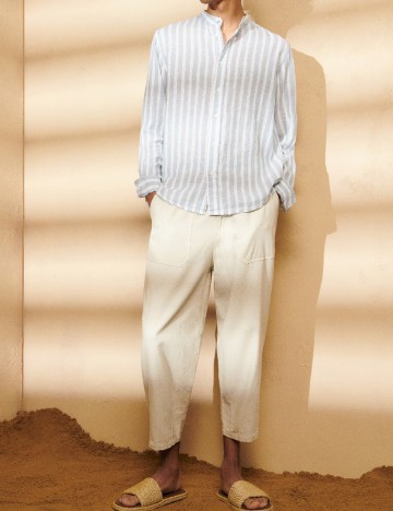 Pantaloni Reserved, bej, M