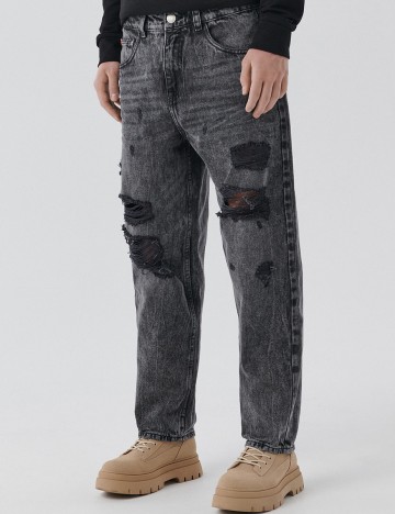 Blugi CROPP, gri, W28/L30
