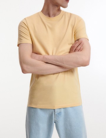 Tricou Reserved, galben, XL