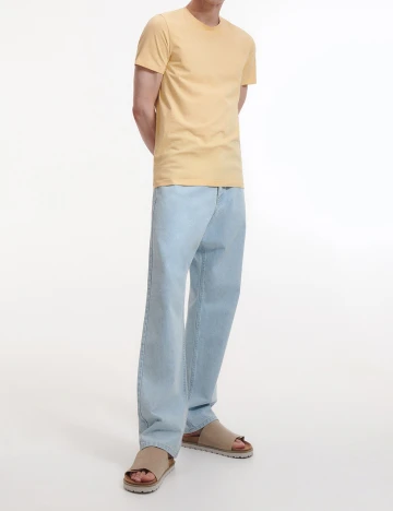 Tricou Reserved, galben, XL