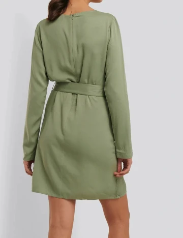 Rochie scurta NA-KD, verde, 34