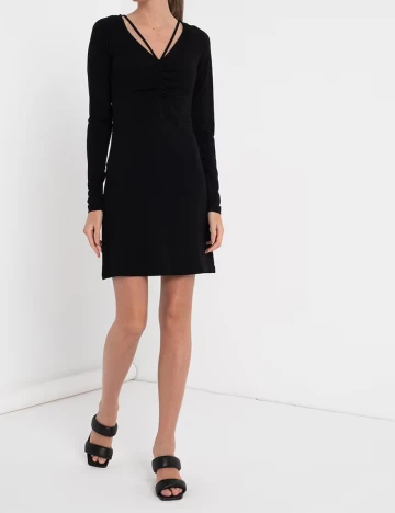 Rochie scurta NA-KD, negru, M