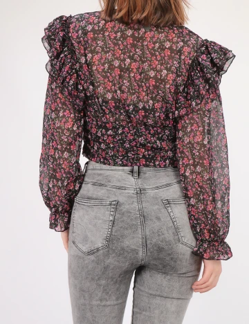 Top SHEIN, floral, L
