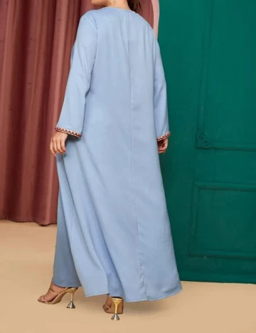 Rochie lunga SHEIN CURVE, albastru, 1 XL