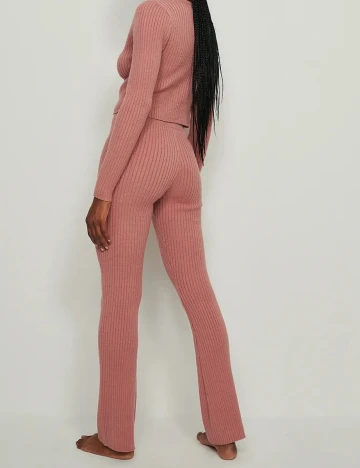 Pantaloni NA-KD, roz, L