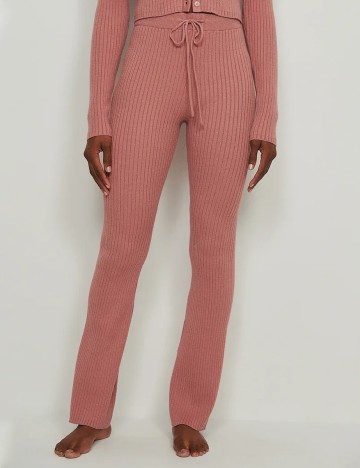 Pantaloni NA-KD, roz, L