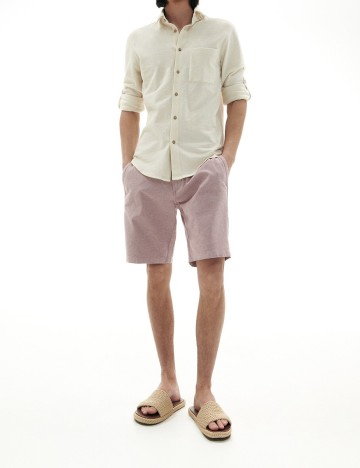 Camasa Reserved, crem, L