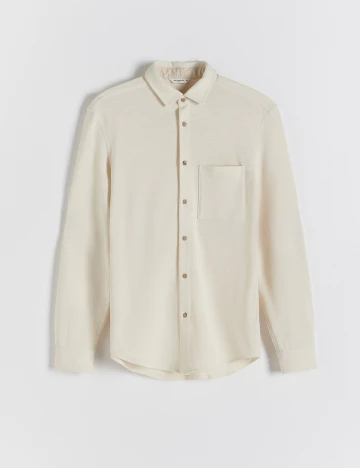 Camasa Reserved, crem, L