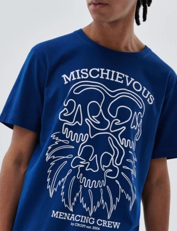 Tricou CROPP, albastru, XS