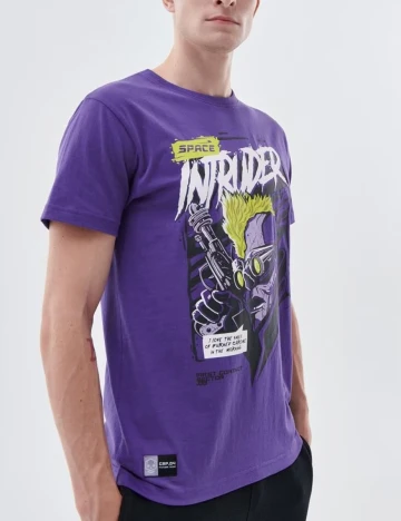 Tricou CROPP, mov, M