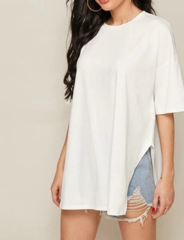 Tricou SHEIN, alb, XL