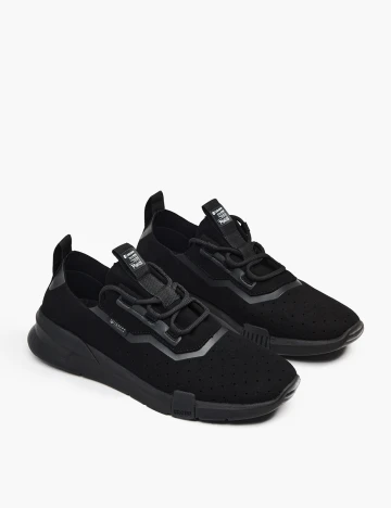 Adidasi CROPP, negru, 43
