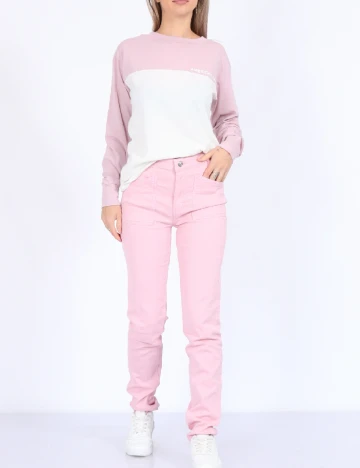 Pantaloni Only, roz, M/34