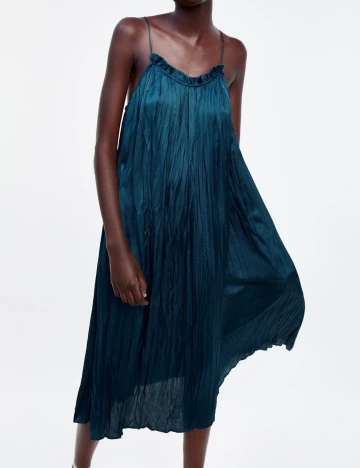 Rochie Zara, albastru, L