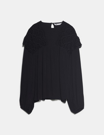 Camasa Zara, negru, L