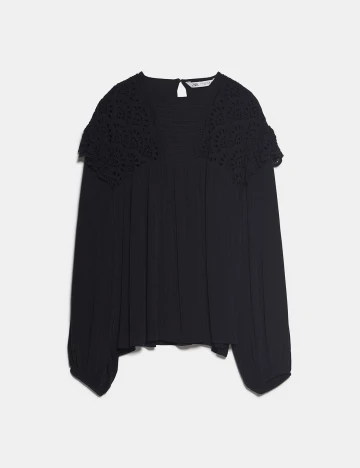 Camasa Zara, negru, L