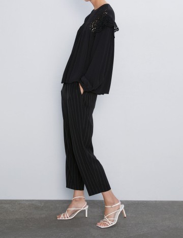 Camasa Zara, negru, L