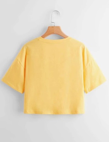 Top SHEIN, galben, S