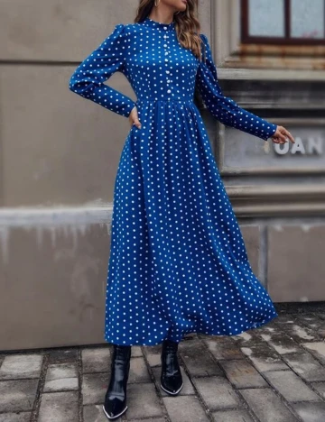 Rochie lunga SHEIN, albastru, M