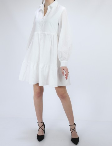 Rochie scurta SHEIN, alb, XS