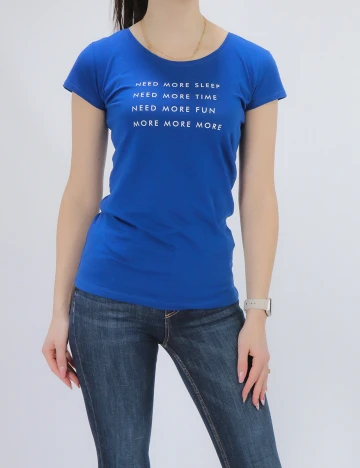 Tricou Sinsay, albastru, M