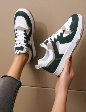 Adidasi SHEIN, verde, 39